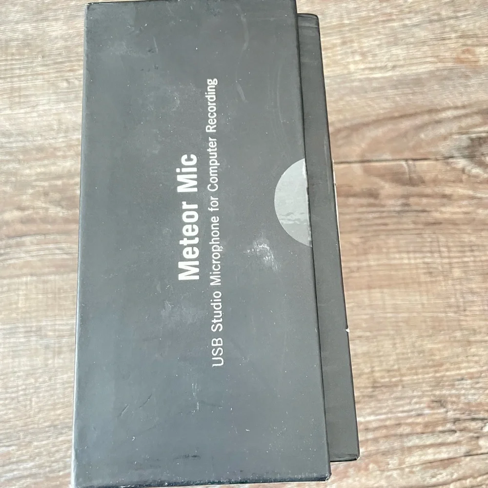 Samson Meteor Mic USB Studio Microphone for Computer Recording New Open Box